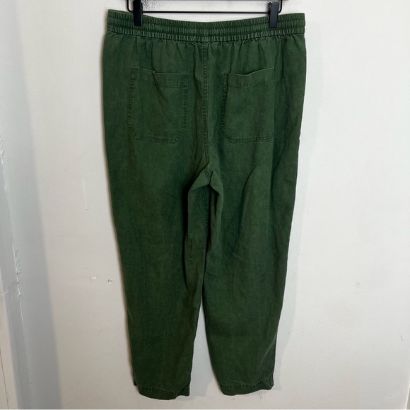 J. CREW- Seaside Pant in Linen Blend Casual Pull On Travel Lightweight Resort - Picture 4 of 7